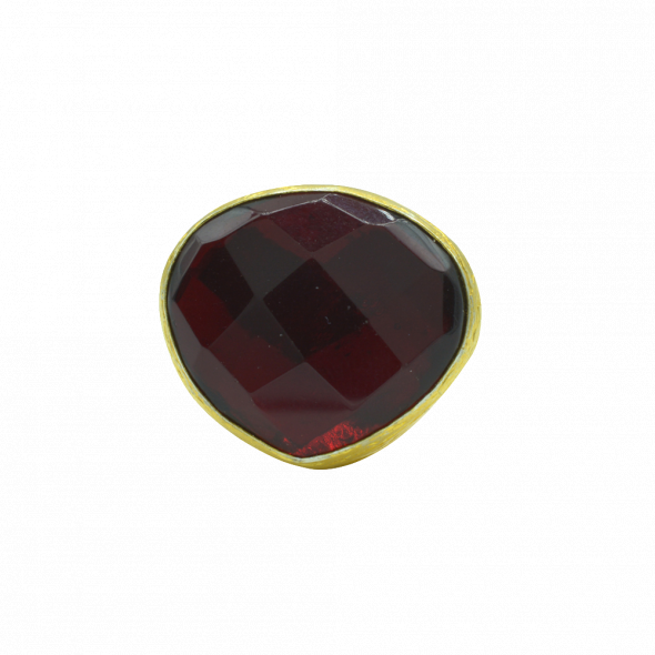 Δαχτυλίδι με πέτρα ζιργκόν - ΚΙΤΡΙΝΟ, ΑΣΗΜΙ, ΜΑΤ, ΖΙΡΓΚΟΝ, ΚΟΚΚΙΝΟ, ΠΡΟΣΑΡΜΟΖΟΜΕΝΟ