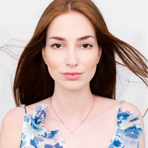 Σκουλαρίκια κουμπωτά με ζιργκόν - ΡΟΖ, K14, ΓΥΑΛΙΣΤΕΡΟ, ΖΙΡΓΚΟΝ, ΛΕΥΚΟ