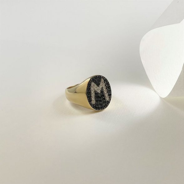 Chevalier με ζιργκόν και μονόγραμμα - ΚΙΤΡΙΝΟ, ΑΣΗΜΙ, ΓΥΑΛΙΣΤΕΡΟ, ΖΙΡΓΚΟΝ, WHITE, ΖΙΡΓΚΟΝ, BLACK, 49 - 2