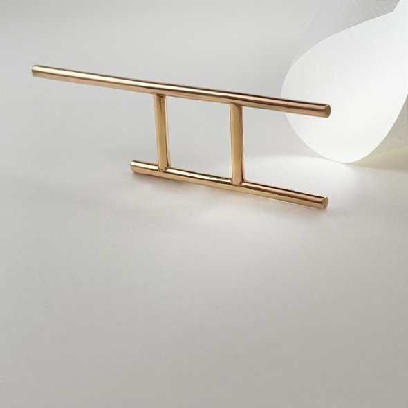 Δαχτυλίδι σκάλα - ΚΙΤΡΙΝΟ, ΑΣΗΜΙ, ΓΥΑΛΙΣΤΕΡΟ, 53