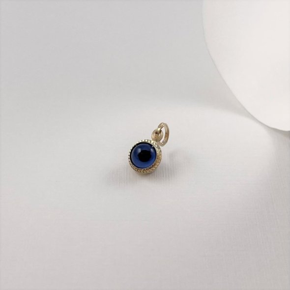 Μενταγιόν φυλακτό μάτι  - ΚΙΤΡΙΝΟ, ΧΡΥΣΟΣ K9, ΓΥΑΛΙΣΤΕΡΟ, ΜΟΥΡΑΝΟ, BLUE, ΜΟΥΡΑΝΟ, BLACK