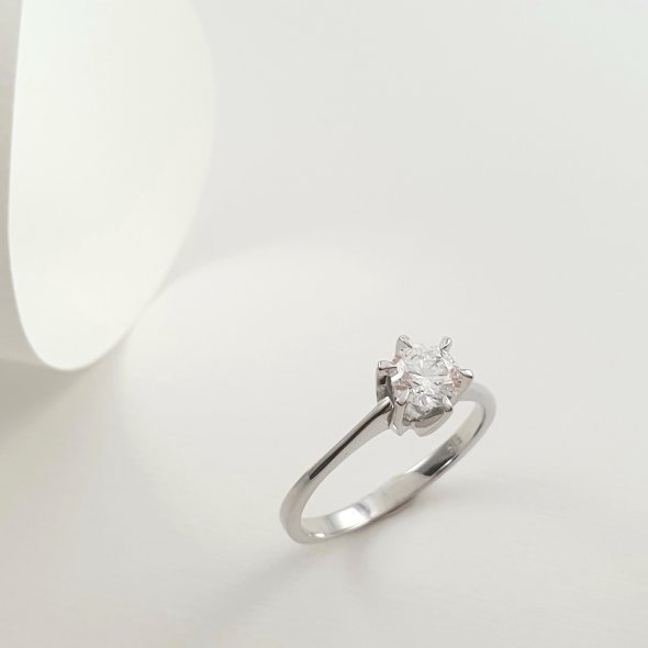 Δαχτυλίδι μονόπετρο με εξαιρετικής ποιότητας Cultured Diamond - ΔΙΑΜΑΝΤΙ, D, WHITE, 0,60, VS1 - 1