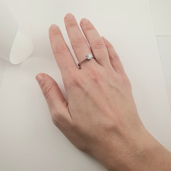 Δαχτυλίδι μονόπετρο με εξαιρετικής ποιότητας Cultured Diamond - ΔΙΑΜΑΝΤΙ, D, WHITE, 0,60, VS1 - 2