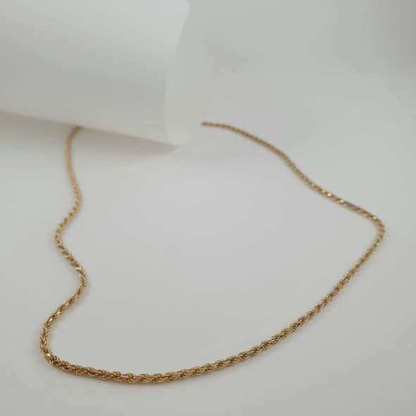 Κολιέ αλυσίδα χρυσή - ΚΙΤΡΙΝΟ, ΧΡΥΣΟΣ K14