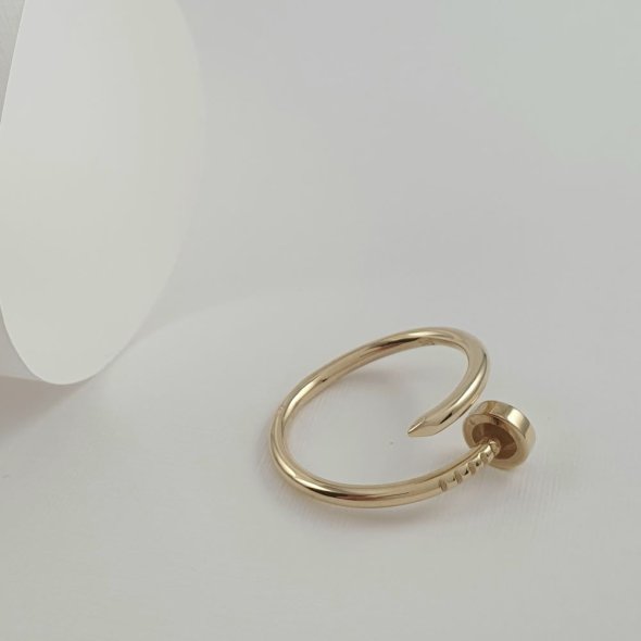 Δαχτυλίδι χρυσό πρόκα Cartier - ΚΙΤΡΙΝΟ, ΧΡΥΣΟΣ K14