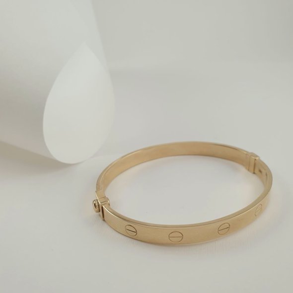 Βραχιόλι χειροπέδα χρυσή Cartier - ΚΙΤΡΙΝΟ, ΧΡΥΣΟΣ K14