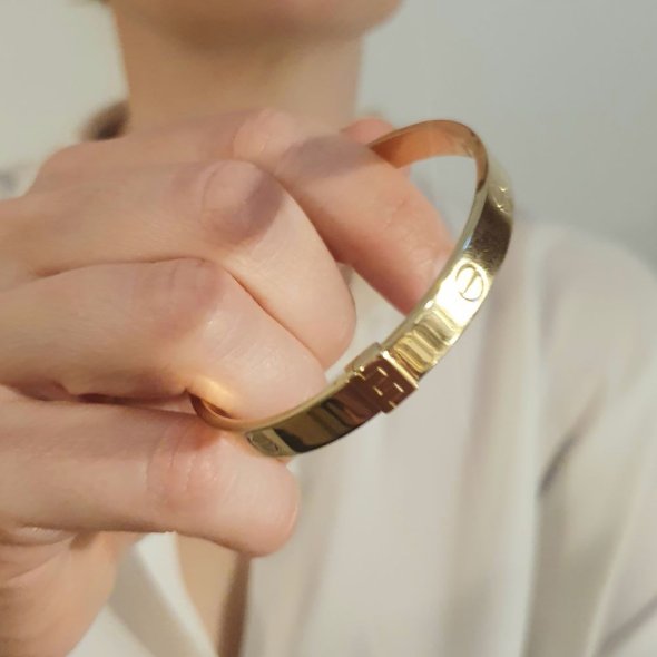 Βραχιόλι χειροπέδα χρυσή Cartier - ΚΙΤΡΙΝΟ, ΧΡΥΣΟΣ K14 - 2