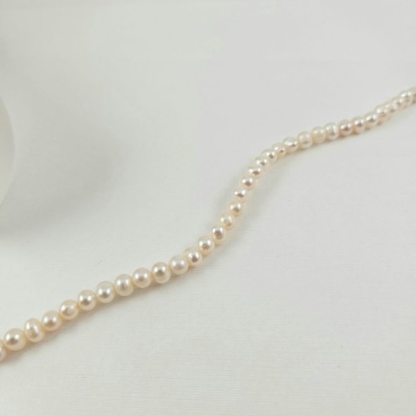 Βραχιόλι με Μαργαριτάρια - ΚΙΤΡΙΝΟ, ΑΣΗΜΙ, ΜΑΡΓΑΡΙΤΑΡΙ, WHITE - 1