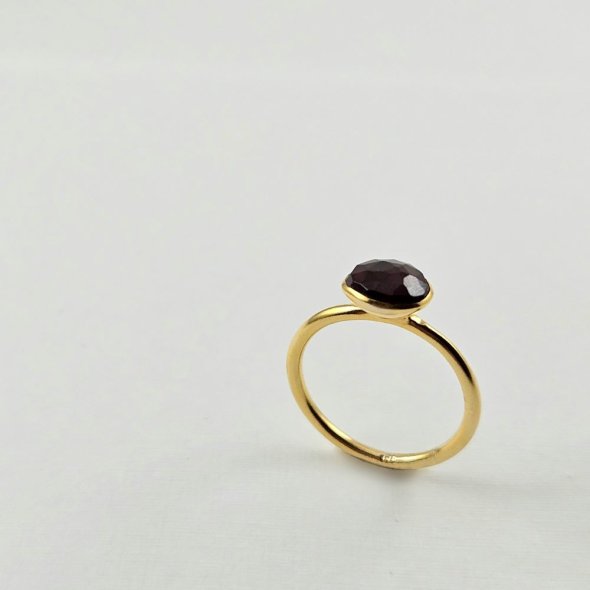 Δαχτυλίδι με Γρανάδα - ΚΙΤΡΙΝΟ, ΑΣΗΜΙ, ΓΡΑΝΑΔΑ, RUBY