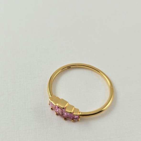 Δαχτυλίδι με Κορούμβιο - ΚΙΤΡΙΝΟ, ΑΣΗΜΙ