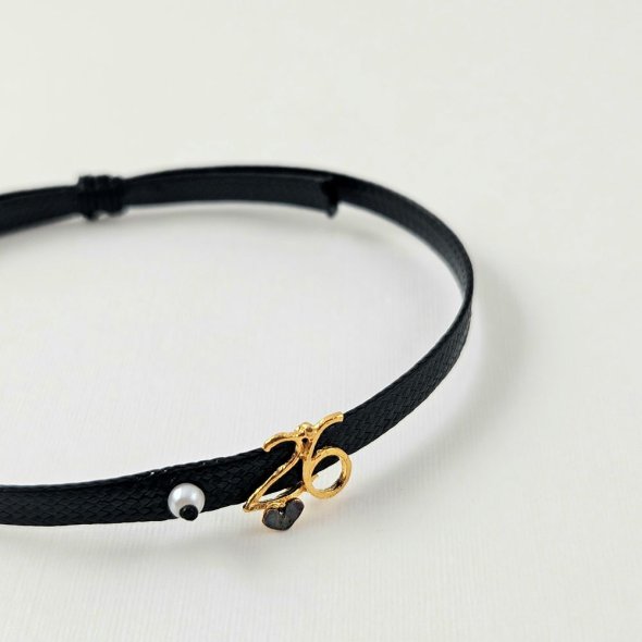 Βραχιόλι γούρι 2026 με Μαργαριτάρι - ΚΙΤΡΙΝΟ, ΑΣΗΜΙ, ΜΑΡΓΑΡΙΤΑΡΙ, WHITE - 1