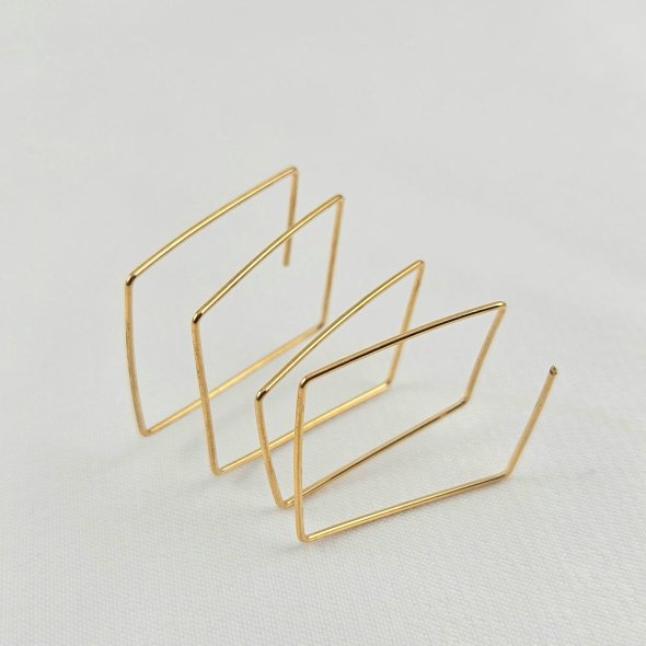 Δαχτυλίδι γεωμετρικό  - ΚΙΤΡΙΝΟ, ΑΣΗΜΙ