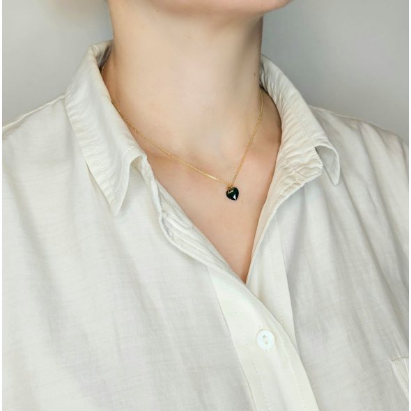 Κολιέ γούρι 2026 με Ζιργκόν - ΚΙΤΡΙΝΟ, ΑΣΗΜΙ, ΖΙΡΓΚΟΝ, ΒΕΡΑΜΑΝ - 4