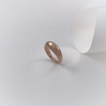 Δαχτυλίδι γυαλιστερό - ΡΟΖ, ΑΣΗΜΙ, ΓΥΑΛΙΣΤΕΡΟ, 56