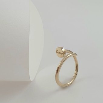 Δαχτυλίδι χρυσό πρόκα Cartier - ΚΙΤΡΙΝΟ, ΧΡΥΣΟΣ K14 - 1