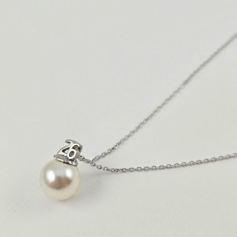 Κολιέ γούρι 2026 με Μαργαριτάρι - ΛΕΥΚΟ, ΑΣΗΜΙ, ΜΑΡΓΑΡΙΤΑΡΙ, WHITE